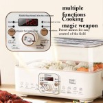 BUYDEEM G553 5-Quart Electric Food Steamer for 2-4 Servings, One Touch Vegetable Steamer for Cooking, Digital Multifunctional Steamer, Quick Steam, Stainless Steel Steamer Tray, No...